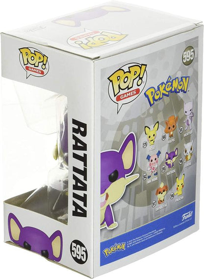 Funko Pop ! Games Pokemon (856) Rattata - Topo Vinyl Figure Ratto Vinyl Mouse