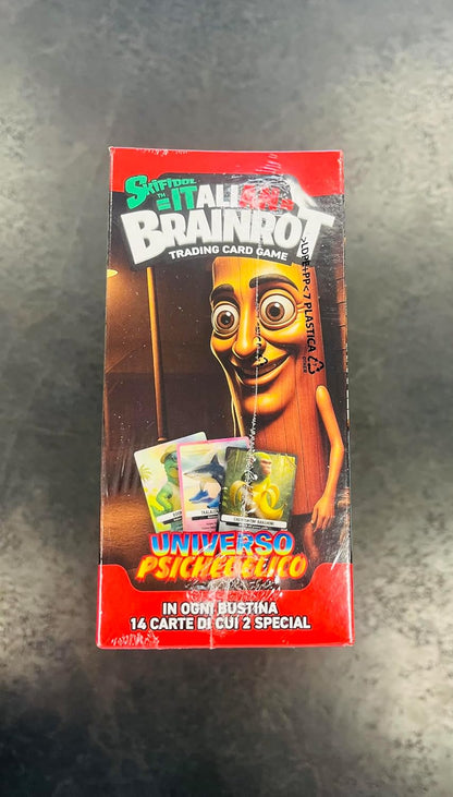 Skifidol Italian Brainrot TCG Universo Psichedelico Box Display 24 Buste (14 carte) Ita