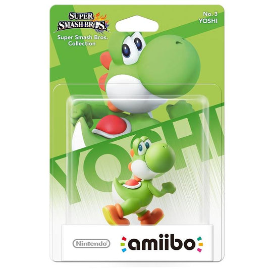 AMIIBO NINTENDO SUPER SMASH BROS COLLECTION - YOSHI FIGURE STATUA N.3 COLLEZIONE
