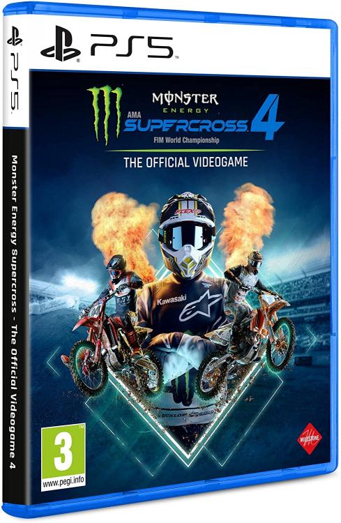 MONSTER ENERGY SUPERCROSS 4 EU PS5 VIDEOGIOCO ITALIANO PLAY STATION 5 NUOVO
