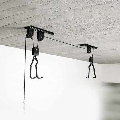 Supporto Appendi Bici Staffa Bicicletta Soffitto Garage Carrucola Gancio Xc-2624