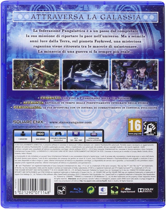 Star Ocean V: Integrity And Faithlessness Ps4 Gioco Italiano Nuovo Sigillato