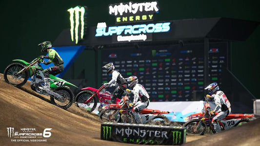 MONSTER ENERGY SUPERCROSS 6 PS4 VIDEOGIOCO ITALIANO EU PLAYSTATION 4 NUOVO PS5