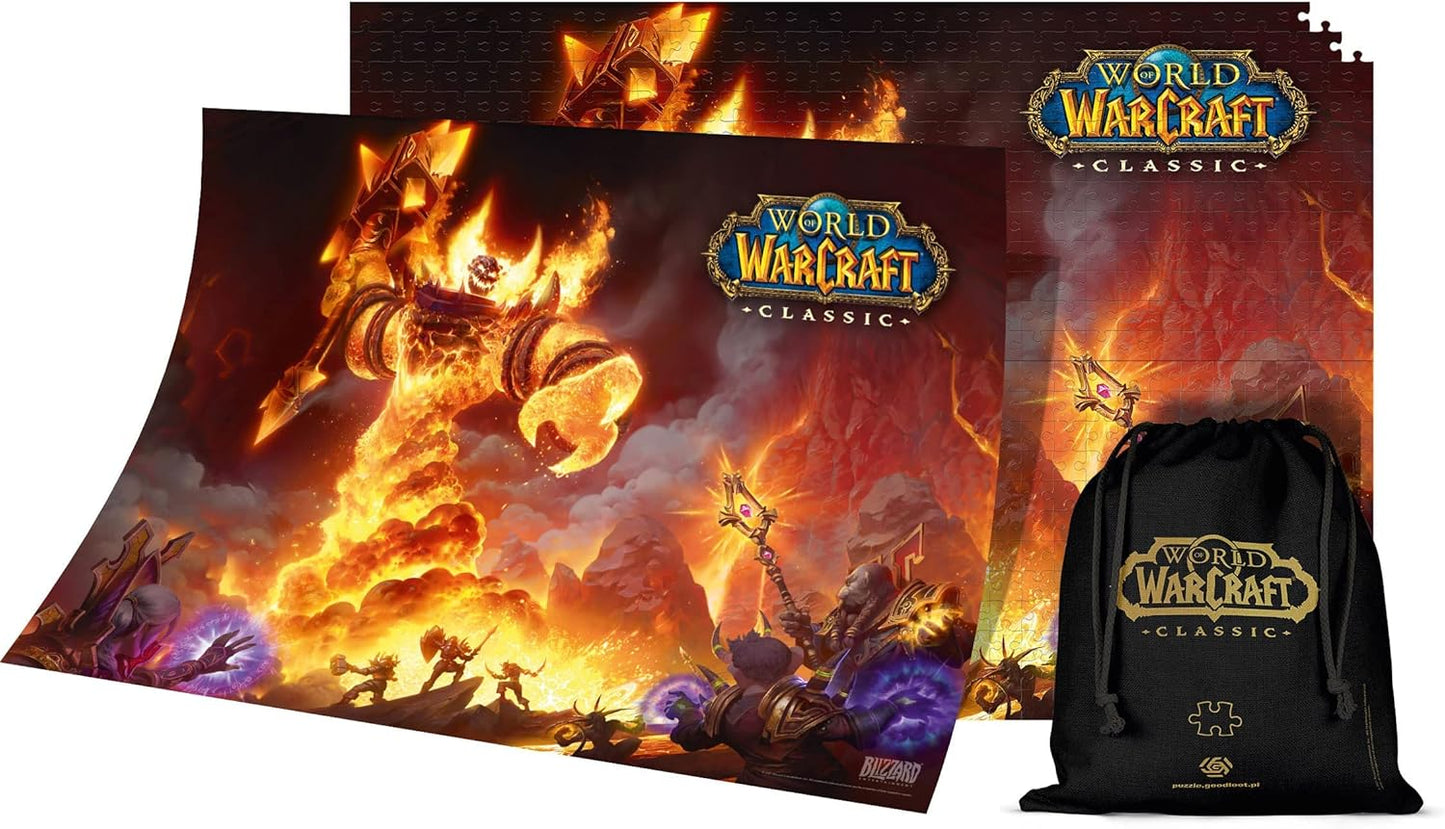 Good Loot Puzzle 1000 Pezzi World Of Warcraft Classic 68x48cm - Include Poster e Borsa