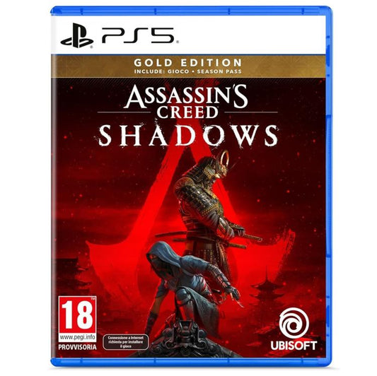 ASSASSIN'S CREED SHADOWS GOLD EDITION PS5 GIOCO ITALIANO PLAYSTATION 5 NUOVO