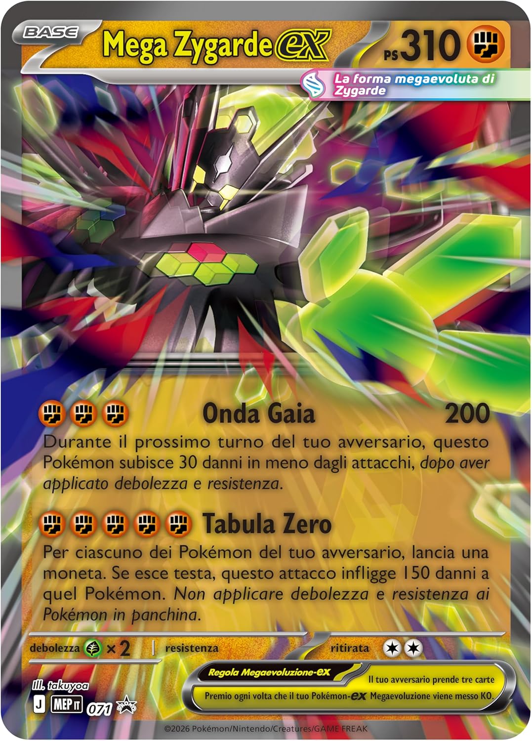 Pokémon GCC: Collezione Premium Mega Zygarde EX - 8 Buste Di Espansione