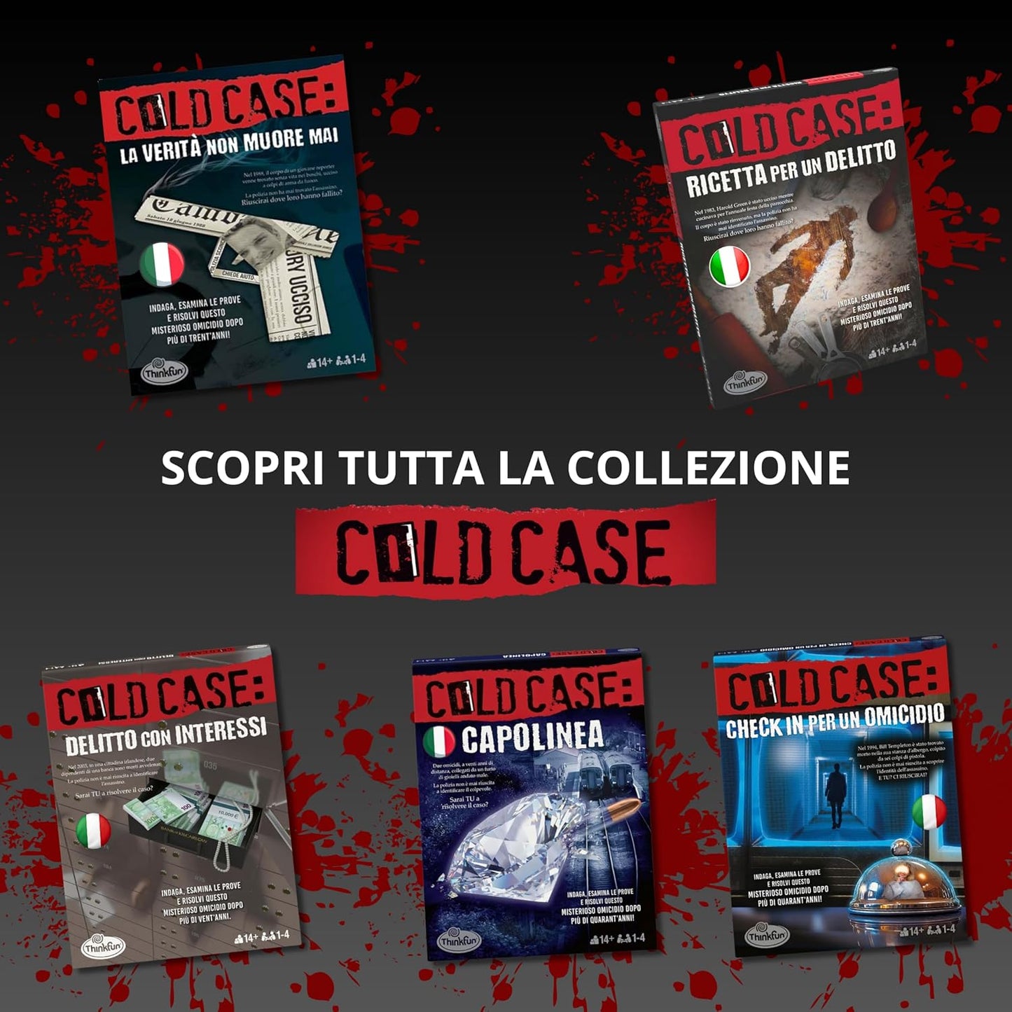 Ravensburger Cold Case 5: Check In Per Un Omicidio Gioco Investigativo Da Tavolo