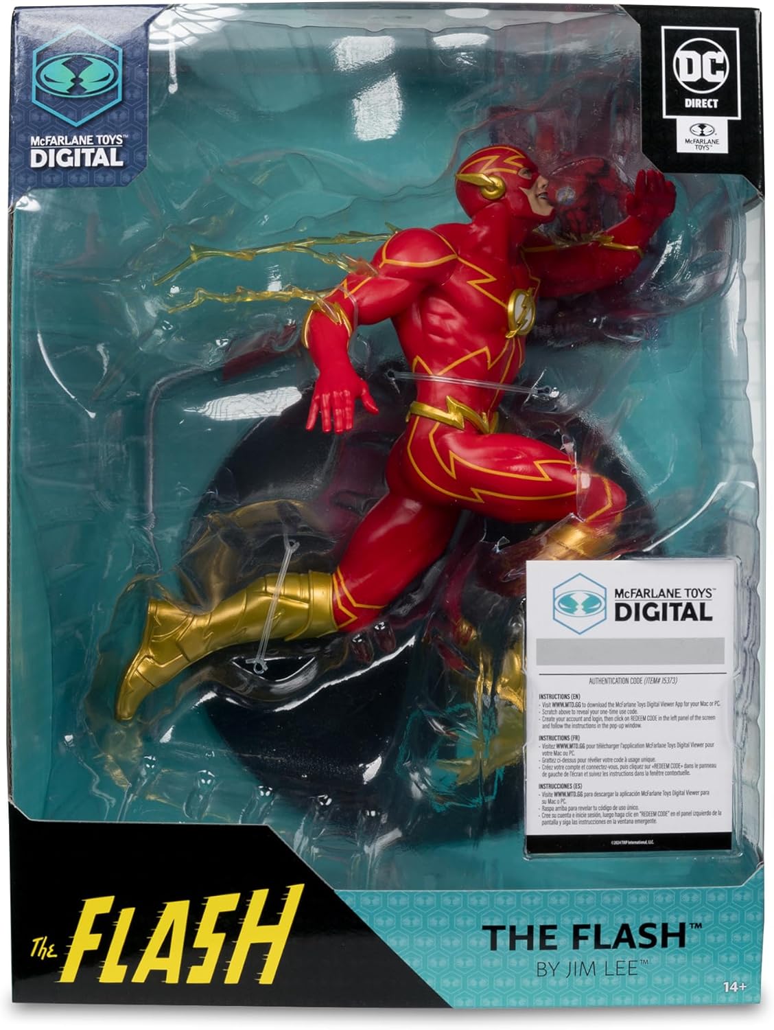 McFarlane Toys Digital DC Direct: The Flash - Figure PVC 25 cm Collectible Figurine 1:6
