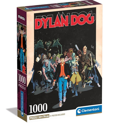 Clementoni Puzzle Dylan Dog - 1000 Pz - Puzzle + Poster Incluso