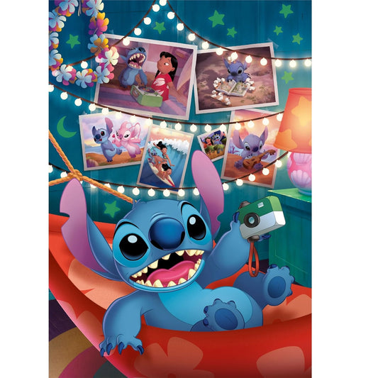 Clementoni Puzzle Disney Stitch 1000 Pz - Puzzle + Poster Incluso