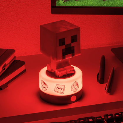 Paladone Minecraft Creeper Luce notturna Con Sensore di Movimento Lampada a Led