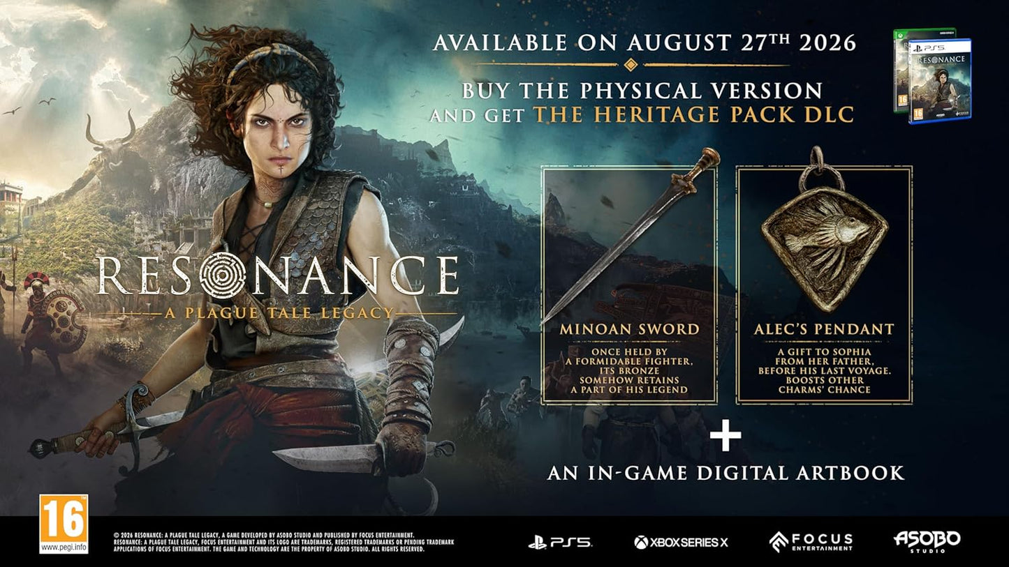 Resonance: A Plague Tale Legacy Ps5 Videogioco EU Italiano Playstation 5 (Preorder)