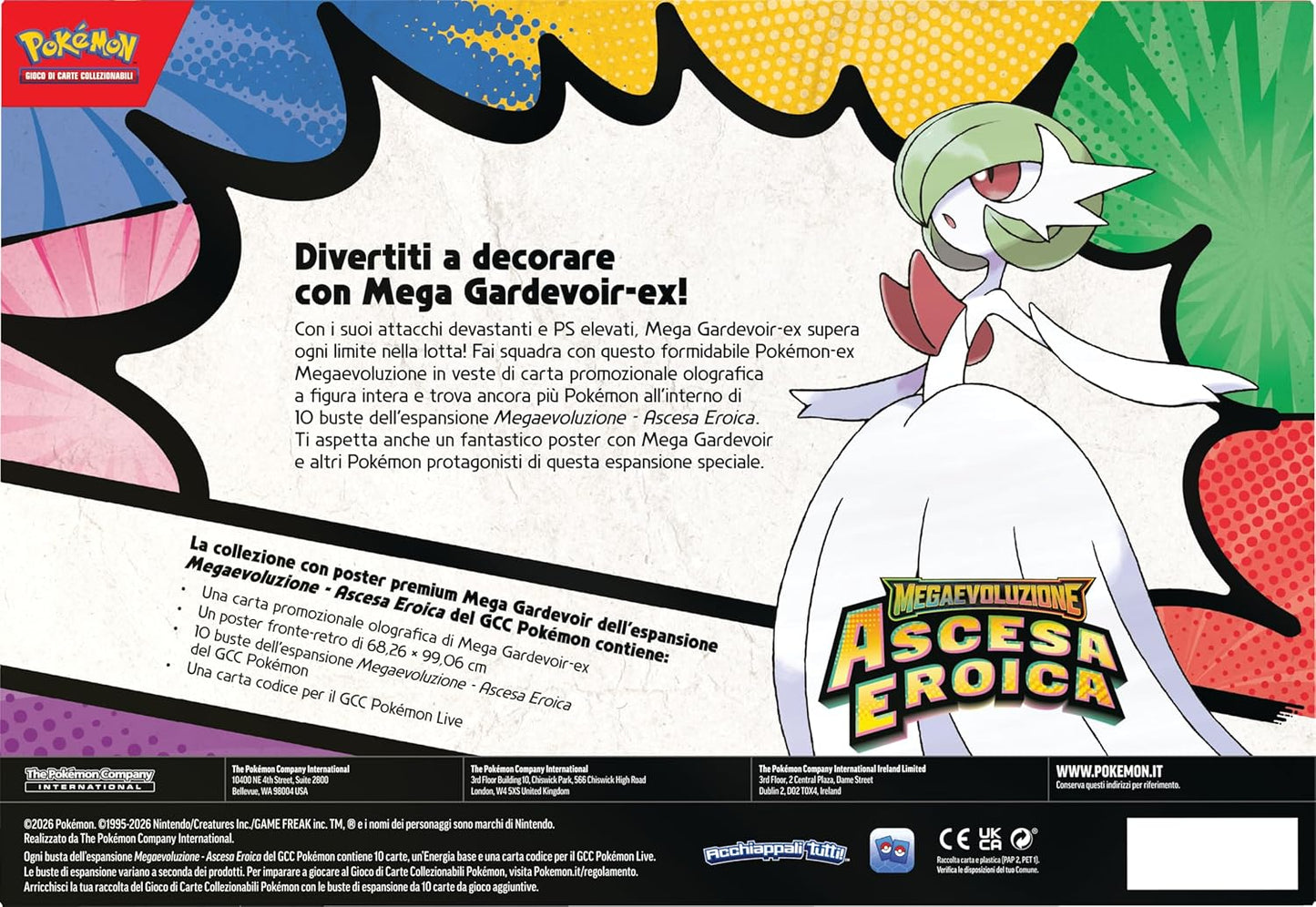 Pokémon GCC: Megaevoluzione Ascesa Eroica - Collezione Poster Premium Mega Gardevoir
