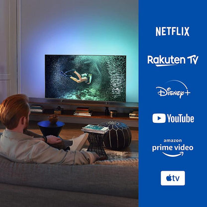 Philips Smart Tv 50" Led Ambilight 50Pus7906/12 Ultra Hd 4K Hdr Google Assistant