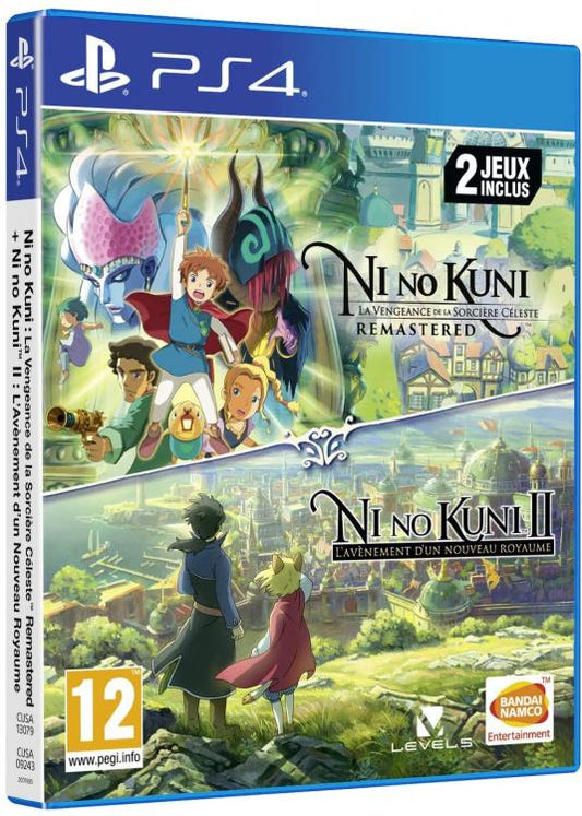 Ni No Kuni 1+2 Compilation Eu Ps4 Videogioco Italiano Play Station 4 Nuovo