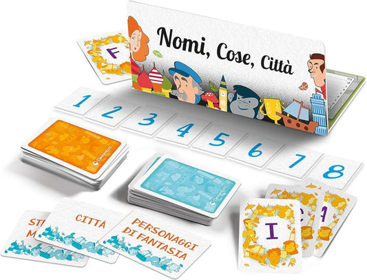 Nomi Cose Citta' Gioco Societa Da Tavolo Clementoni Italiano Bambini 7+ Nuovo