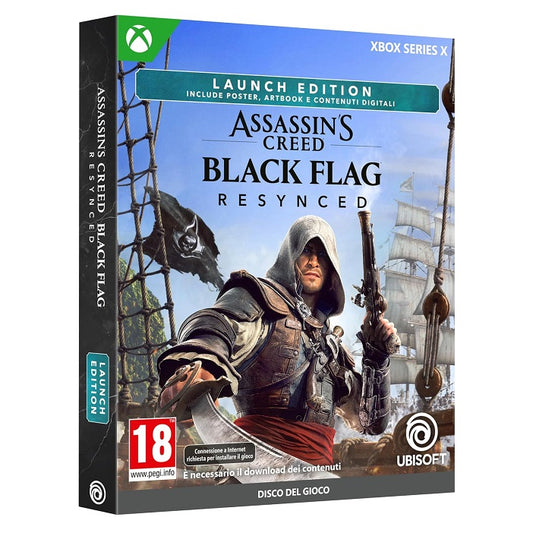 Assassin's Creed Black Flag Resynced Launch Edition Xbox Series X Videogioco PAL ITA (Preordine)