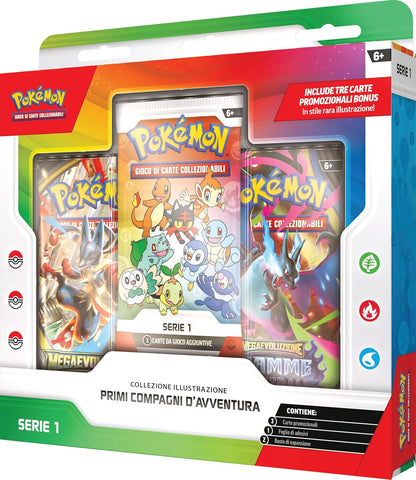 Pokémon GCC – Collezione Illustrazione Primi Compagni d’Avventura Serie 1