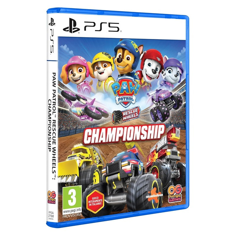 Paw Patrol Rescue Wheels: Championship PS5 Gioco Kart Multilingua Playstation 5