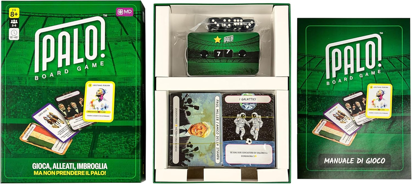 PALO! Gioco Da Tavolo Calcio Soccer Game Nuova Ed. Italiana Board Game
