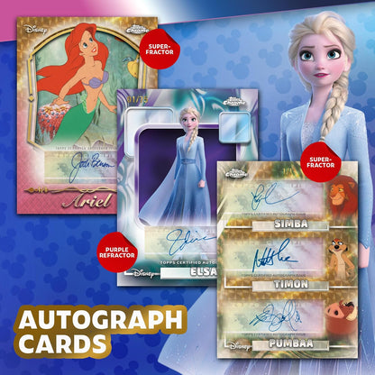 Topps Chrome Disney 2026 Value Box Card Collezionabili 32 Carte Ufficiali - 8 Buste TCG