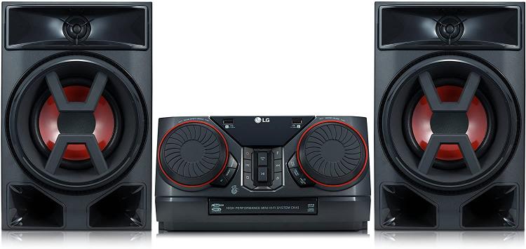 Lg Ck43 Mini Sistema Hi-Fi Con Lettore Cd Radio Bluetooth Usb Micro Sd Stereo