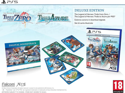 The Legend of Heroes: Zero / Azure Deluxe Edition PS5 Gioco Playstation 5 - Nuovo