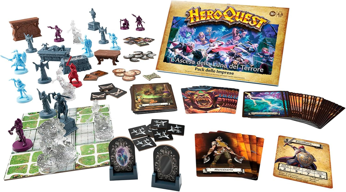 Hasbro Heroquest - Gioco da Tavolo Espansione L'Ascesa Della Luna Del Terrore