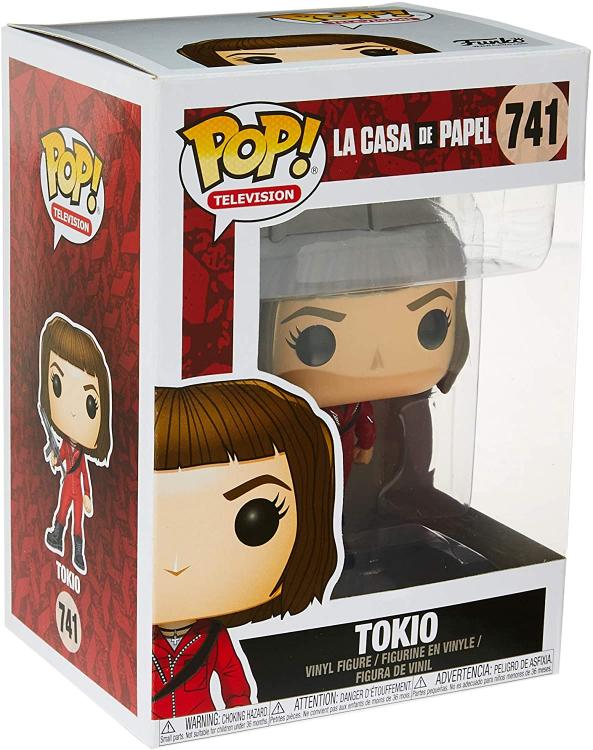 Funko Pop ! La Casa De Papel - (741) Tokyo Figure Vinyl La Casa Di Carta 9Cm