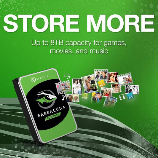 Seagate Barracuda 3Tb Hard Disk Interno 3,5" Sata 3 7.200 Rpm St3000Dm007 Dvr Pc