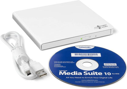 Masterizzatore Esterno Lettore Lg/Hitachi Dual Layer Usb Dvd Cd/Rw Pc Gp57Ew40