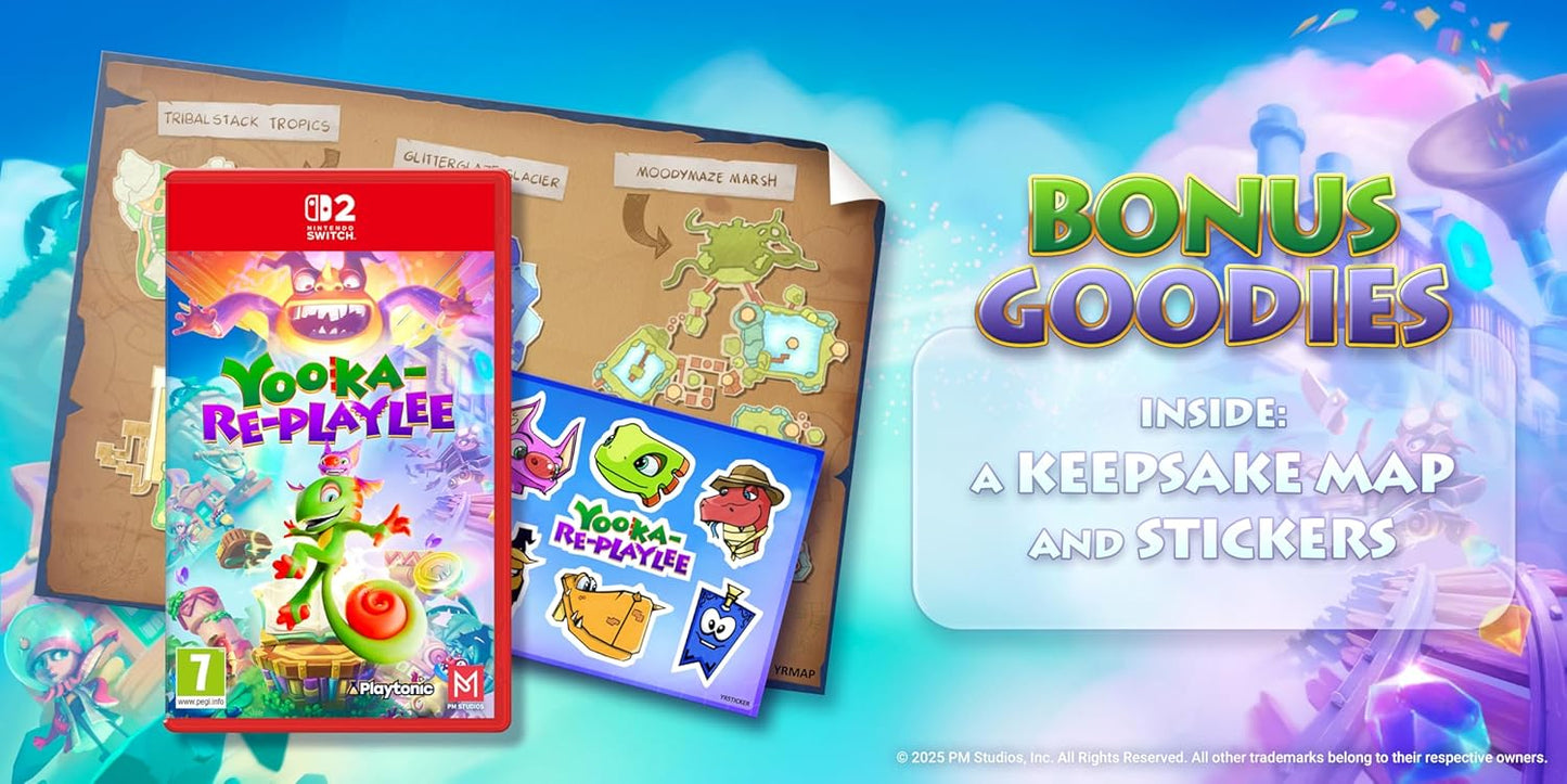 Yooka Re - Playlee Nintendo Switch 2 Gioco Italiano NSW 2 Videogioco Nuovo