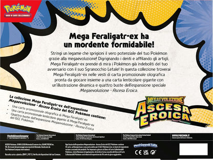 Pokémon GCC: Megaevoluzione Ascesa Eroica - Collezione Mega Feraligatr-ex