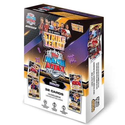 Topps Match Attax UCC 2026/27 - Booster Tin 1 (Strike Team) 32 Card Uefa - TCG Carte Da Collezione