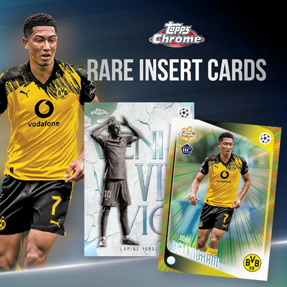 Topps Chrome UEFA Club Competitions 2025/26 Blaster Box Trading Cards Calcio