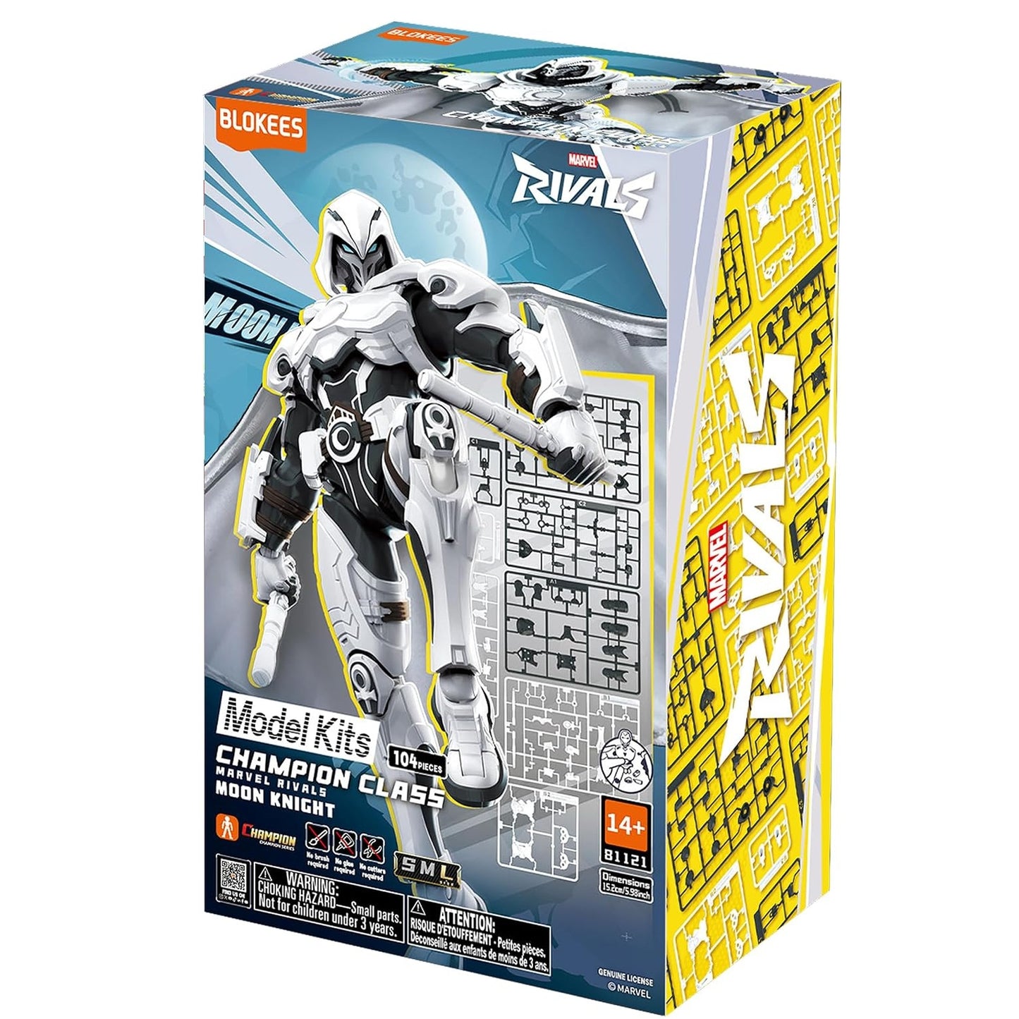 Blokees - Marvel Rivals: Model Kit - Champion Class 10 (Moon Knight) Action Figure 81121