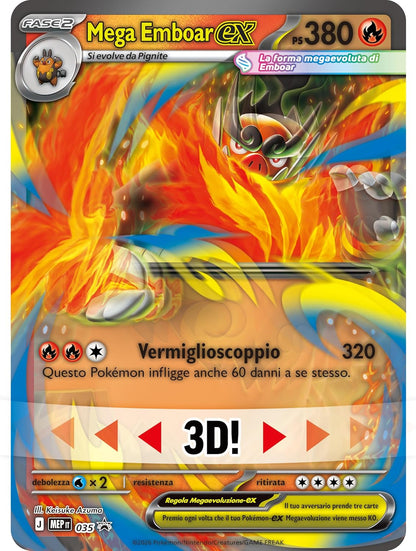 Pokémon GCC: Megaevoluzione Ascesa Eroica - Collezione Mega Emboar-Ex