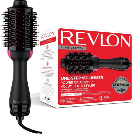 Revlon - One-Step Spazzola Elettrica Asciugacapelli E Volumizzante Piastra 800W
