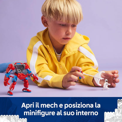 Lego Marvel Spiderman 76308 Spider-Man Mech Vs Anti-Venom 6+ Costruzione 107pz