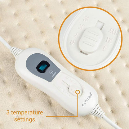 Medisana Cuscino Elettrico Riscaldante Scaldaletto Ecomed Hp-40E Blu O Rosso