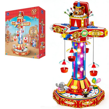 Pantasy 86003 Retro Collection Giostra Paracadute del Circo Set Costruzioni 1680pcs