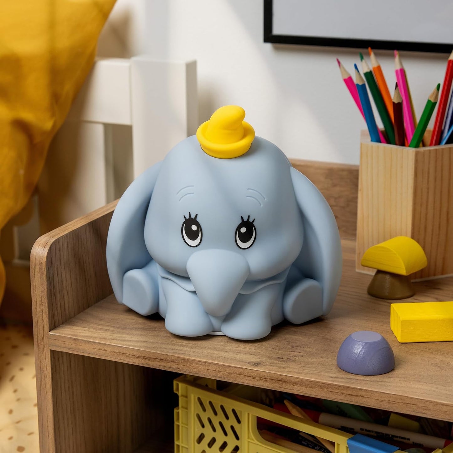 Paladone Lampada SquishyGlo Silicone Disney Dumbo Luce notturna in Silicone