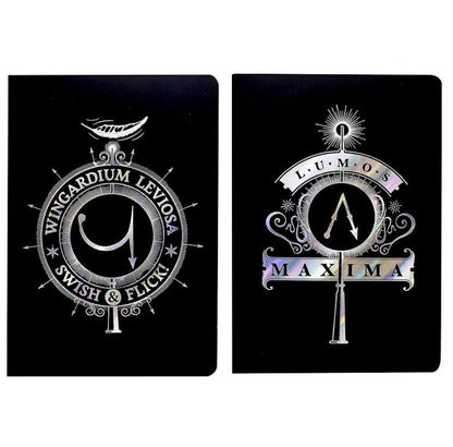 Harry Potter (2 Pack) Taccuino Notebook Quaderni Wingardum Leviosa Lumos Maxima