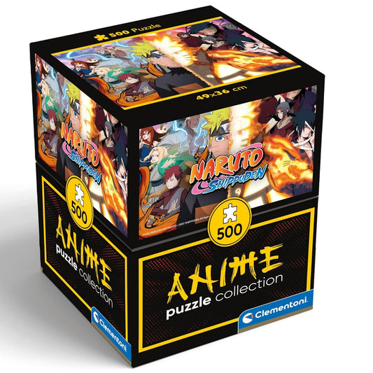 Clementoni Puzzle Naruto Shippuden Cube Shippuden 500 Pezzi Puzzle Adulti
