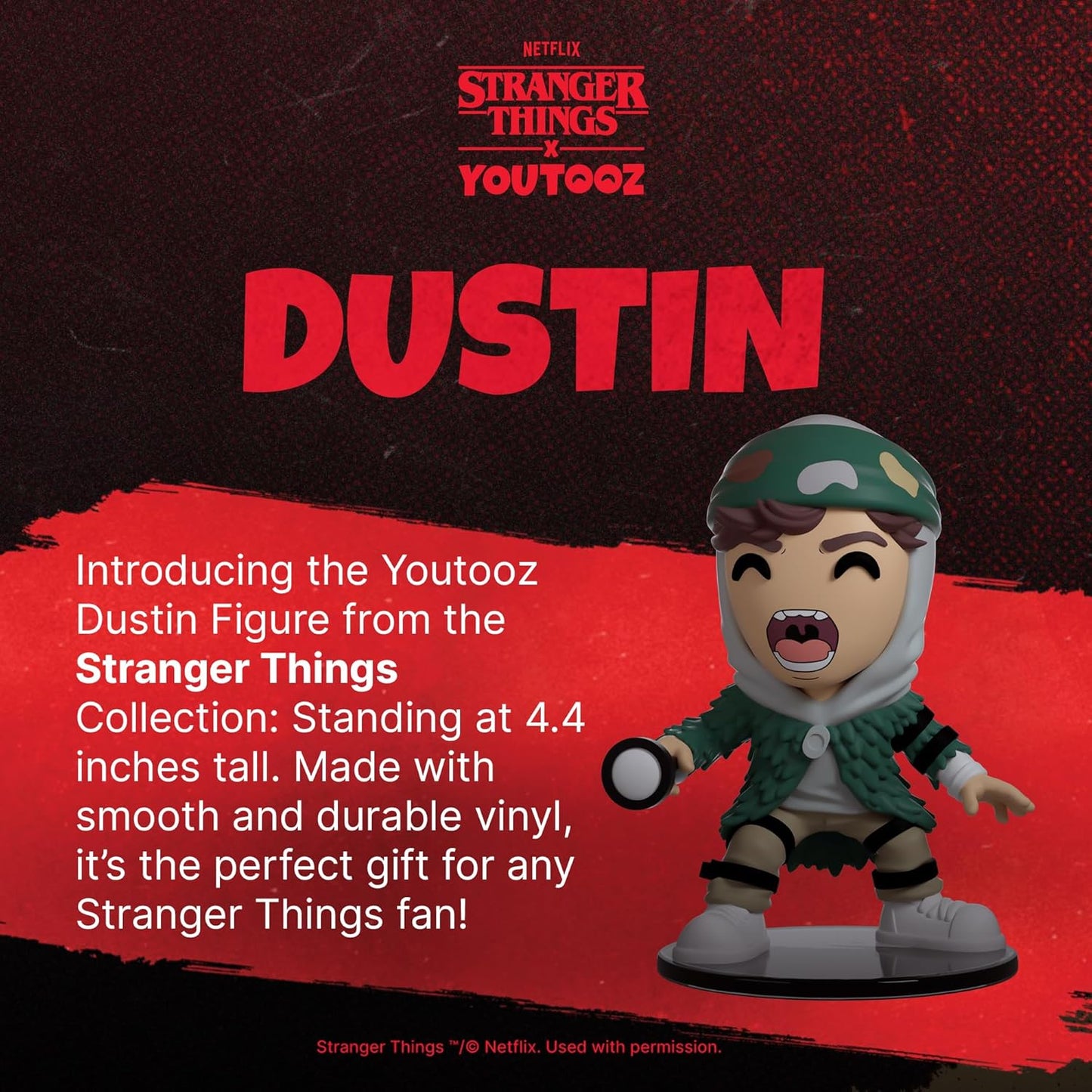 YouTooz Netflix Stranger Things - Dustin Henderson Vinyl Figure 13cm