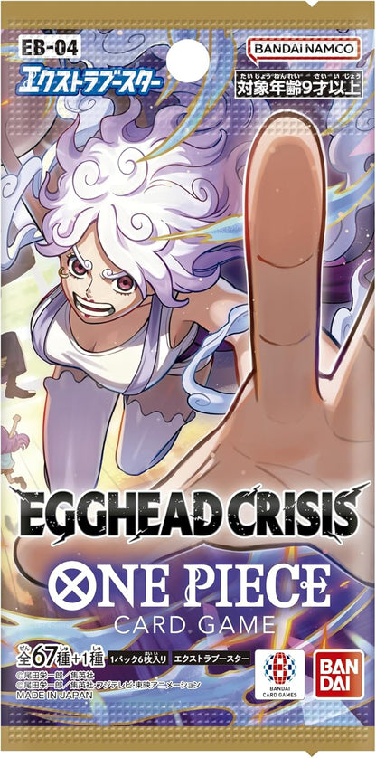Bandai One Piece JPN Egghead Crisis EB-04 Box 24 Buste TCG Card (Giapponese)