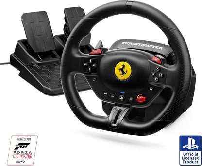 Thrustmaster Volante T98 Ferrari 296 GTB + Pedaliera Ps5/Ps4 Pc Nuovo F1