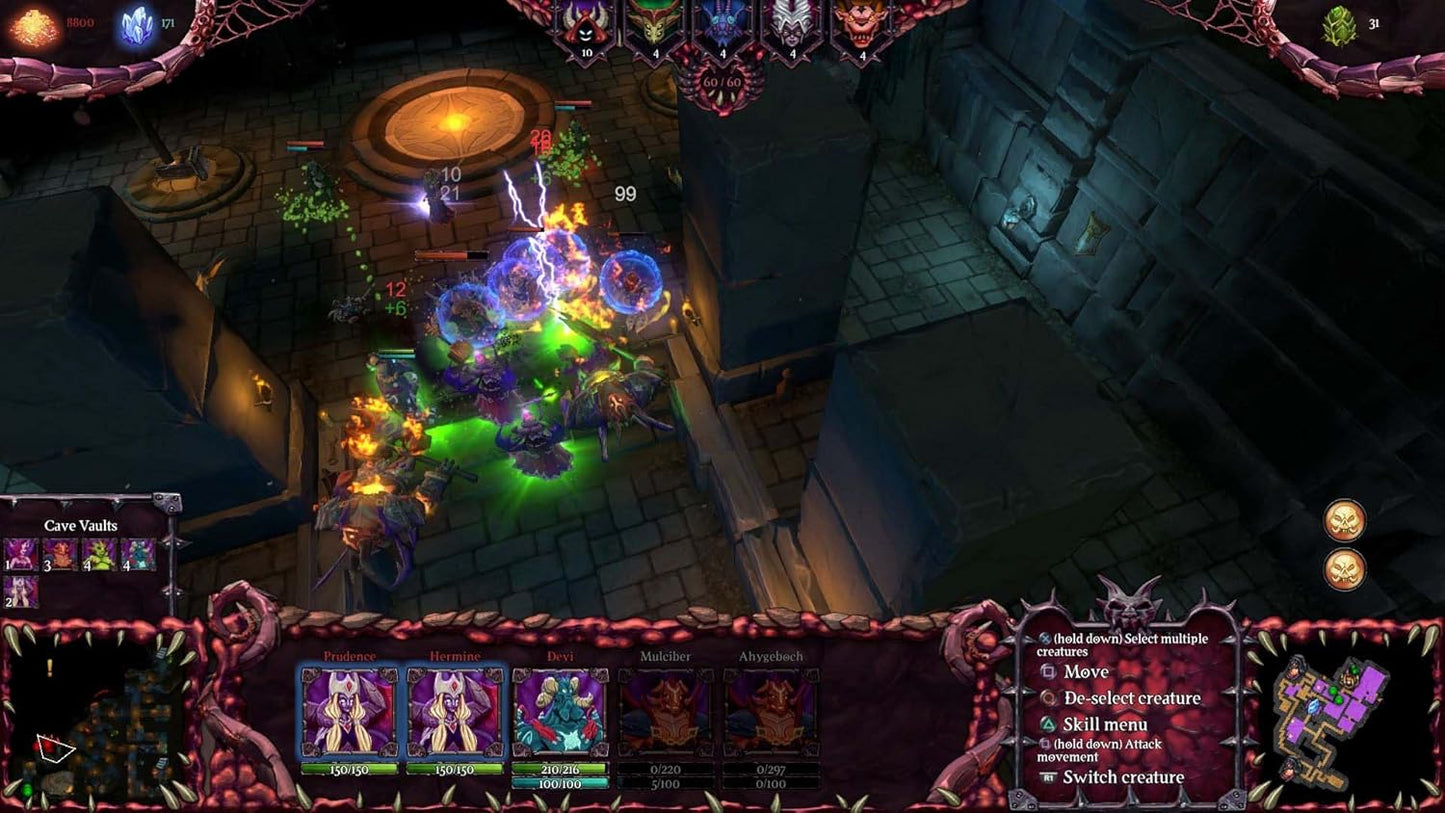Dungeons II Ps4 Videogioco Playstation 4 Copertina Italiana Nuovo Sigillato