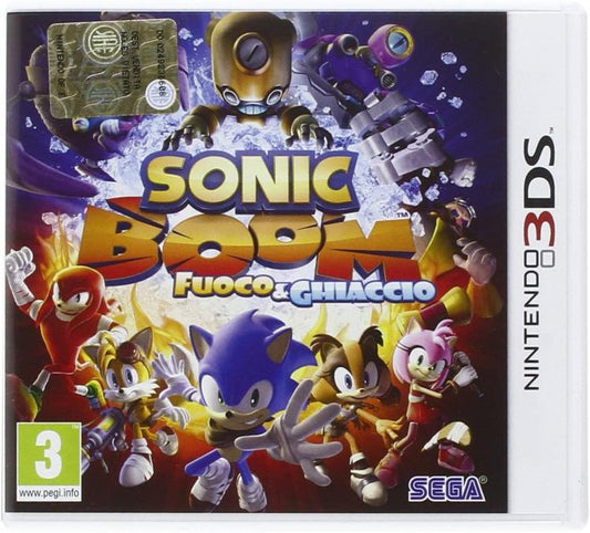 Sonic Boom Fire & Ice Nintendo 3Ds 2Ds Xl Nuovo Gioco Italiano Sigillato