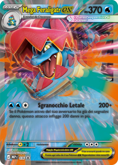 Pokémon GCC: Megaevoluzione Ascesa Eroica - Collezione Mega Feraligatr-ex